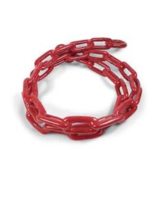 GREENFIELD VNYL CTD CHAIN 5/16X5 RED - 2116RD