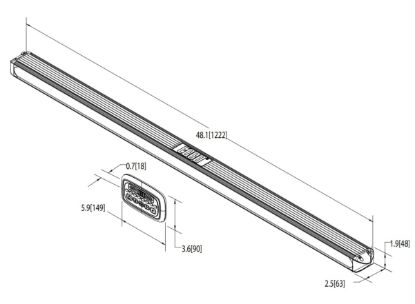 ECCO ELECT SIGNAL BAR KIT LED SAFETY - 3410A
