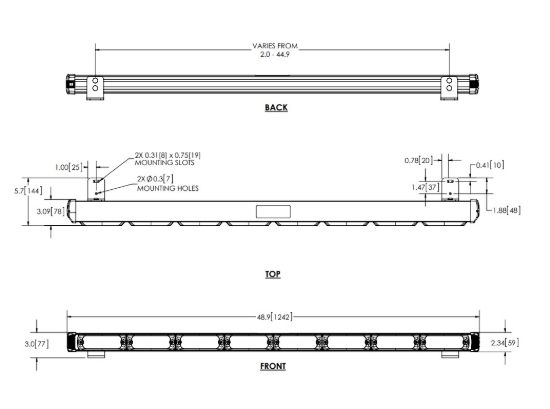 ECCO ELECT SIGNAL BAR KIT LED SAFETY - ED3355A