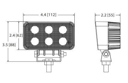 ECCO ELECT WORKLAMP: LED FLOOD BEAM 900LM - EW2411