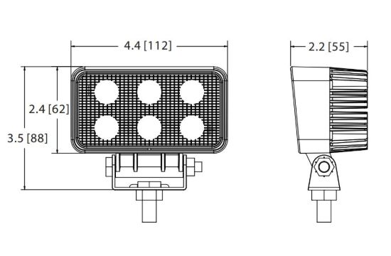 ECCO ELECT WORKLAMP: LED FLOOD BEAM 900LM - EW2411