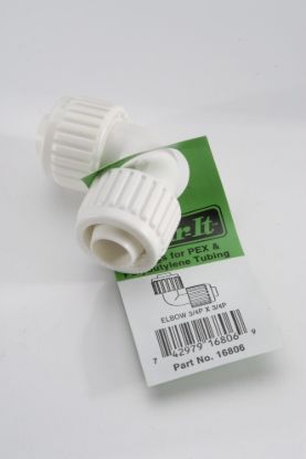 ELKHART SUPP 1PC 3/4 X 3/4 ELBOW - 16806