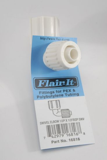 ELKHART SUPP 1PC 1/2 X 1/2 ELBOW - 16816