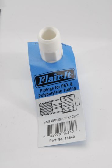 ELKHART SUPP 1PC 1/2 X 1/2 ADAPTER - 16842