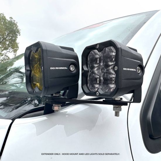 GO RHINO XE HOOD LIGHT MOUNT - 732400T
