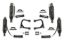 FABTECH 4' UCA KIT W/BJ & DLSS RESI SHOCKS - K2426DL