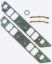MR GASKET INTAKE GASKET W.JOHNSON - 121