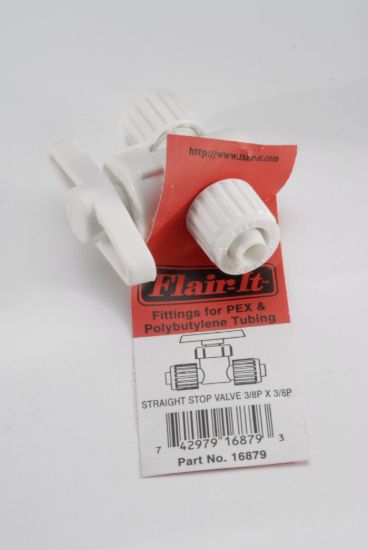 ELKHART SUPP 1PC 3/8 X 3/8 STG. VALVE - 16879