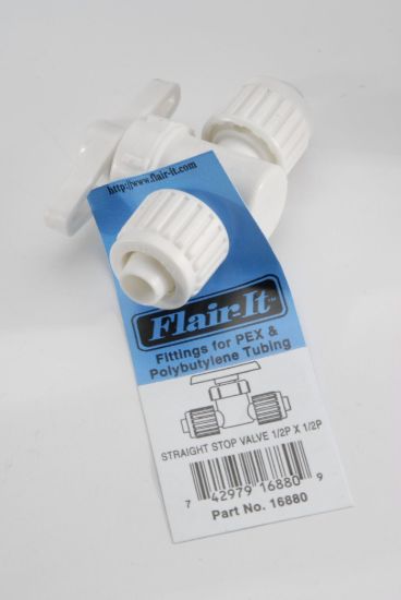 ELKHART SUPP 1PC 1/2 X 1/2 STOP VALVE - 16880