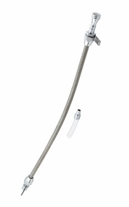 MR GASKET DIPSTICK TH350 ALUM/BRAID - 9703G