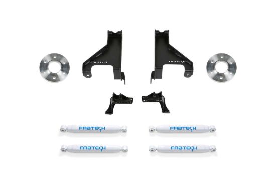 FABTECH AUX SHOCK KIT W/ PERF SHKS 2015-21 - K9012