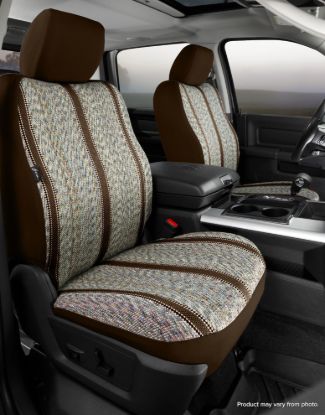 FIA TR FRONT BUCKET SEAT COVER FORD BRO - R4771BROWN