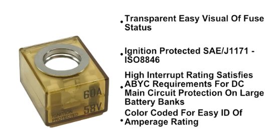 EGIS MOBILE MRBF TERMINAL FUSE - 60 A - 3603060