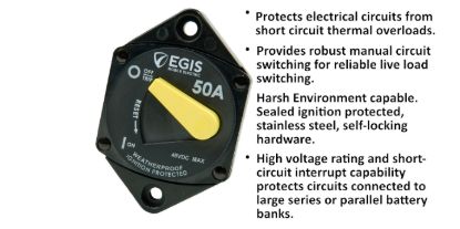 EGIS MOBILE 87 SERIES  50 A  PANEL MOUNT - 4707050