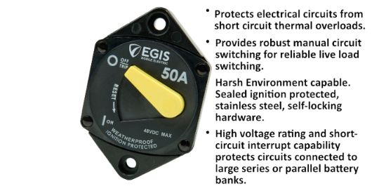 EGIS MOBILE 87 SERIES  50 A  PANEL MOUNT - 4707050