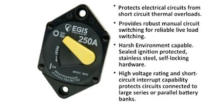 EGIS MOBILE 87 SERIES  250 A  PANEL MOUNT - 4707250
