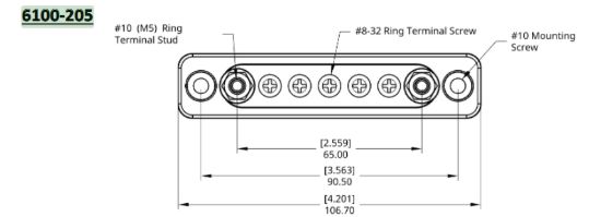 EGIS MOBILE MINIBUS DUAL #10 STUD + FIVE #8 SCR - 6100205