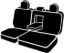 FIA SL REAR 60/40 SPLIT SEAT COVER TOYO - SL6290GRAY