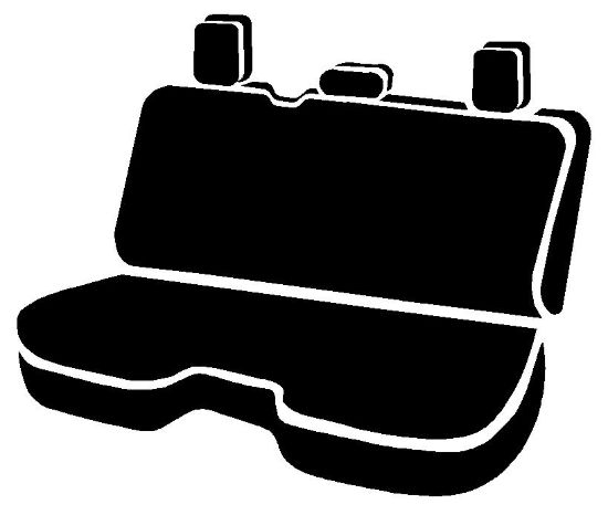 FIA SP REAR BENCH SEAT COVER DODGE RAM - SP8258BLAC