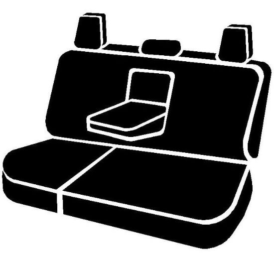 FIA TR REAR SEAT COVER SOLID BACKREST - TR4530BLAC