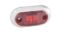 GROTE PERLUX CLR/MKR LAMP  RED  OVAL - 450025