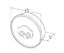 GROTE PERLUX 21/2'RD.SEALD MKR LMP-RED - 45812