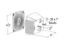 GROTE PERLUX UNI. SQUARE TRLR LIGHTS - 523125
