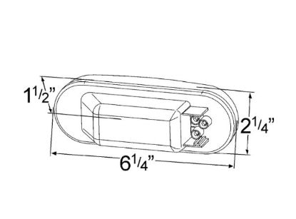 GROTE PERLUX OVAL STP/TAIL/TRN SEALD - 52892
