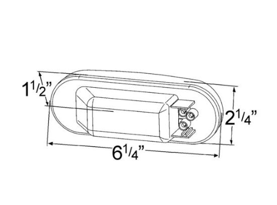 GROTE PERLUX OVAL STP/TAIL/TRN SEALD - 52892