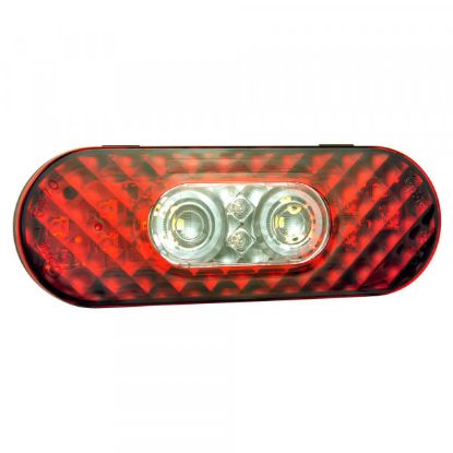 GROTE PERLUX STT LAMP 6' RED/CLEAR LED - 54702