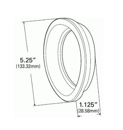 GROTE PERLUX MOUNTING RIM F/5277 LAMP - 91740