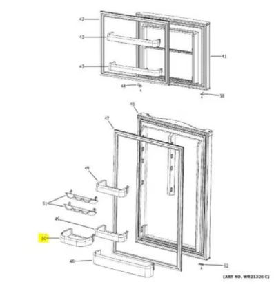GE APPLIANCE GALLON DOOR BIN - WR71X32549