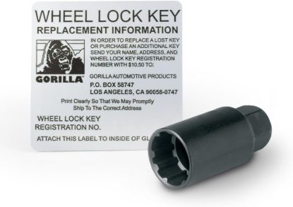 GORILLA 1/2 ACRN BLACK CHRM - 71681NBC
