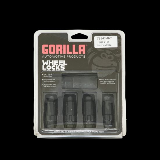 GORILLA DUPLEX LOCK 14X1.5 BLACK - 76641NBC