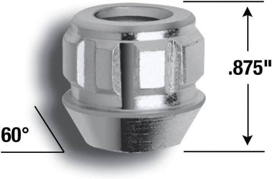 GORILLA 14MMX2.0 ACORN OE LOCK - 78601N