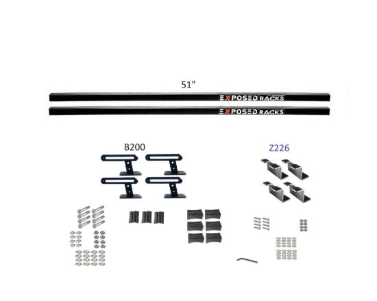 EXPOSED RACK SLD(2)51'BK+B200+Z226 - 8007686BK
