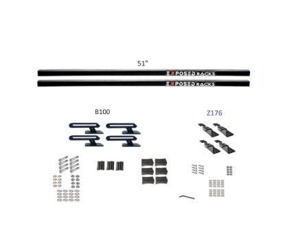 EXPOSED RACK SLD(2)51'BK+B100+Z176 - 8008666BK