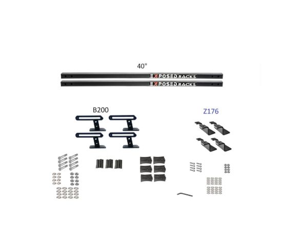 EXPOSED RACK SLD(2)40'BK+B200+Z176 - 8008680BK