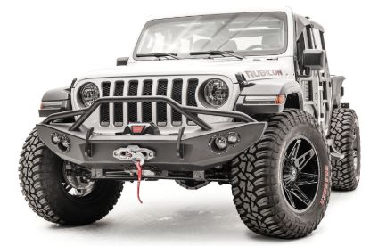 FAB FOURS LIFESTYLE WINCH BUMPER W/ GUARD - JL18B46521