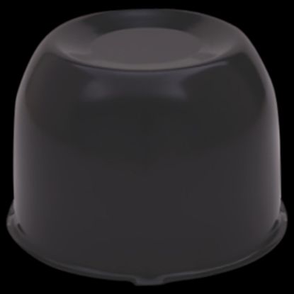 GORILLA HUB COVER 3' TALL BLK/CHR - HC202STBC