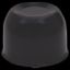 GORILLA HUB COVER 3' TALL BLK/CHR - HC202STBC