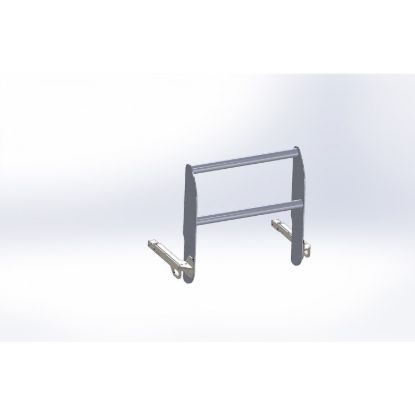 GO IND WINCH GRILLE GUARD - BLACK - 33673B
