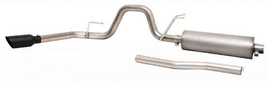 GIBSON EXHST BLACK ELITE CAT-BACK SINGLE EXHAUST - 619907B