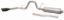 GIBSON EXHST BLACK ELITE CAT-BACK SINGLE EXHAUST - 619908B