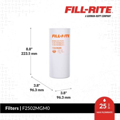 FILL RITE UP TO 25 GPM LOW MICRON MULTI FUEL - F2502MGM0