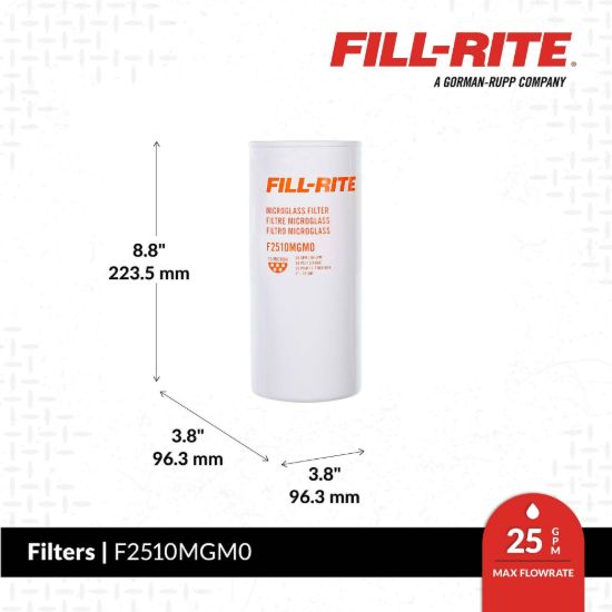 FILL RITE UP TO 25 GPM 10 MICRON MULTI FUEL P - F2510MGM0