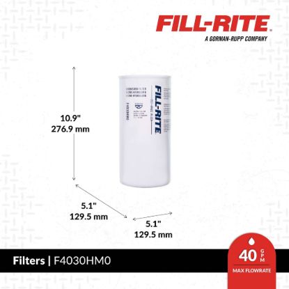 FILL RITE 40 GPM 30 MICRON WATER DETECTING FI - F4030HM0