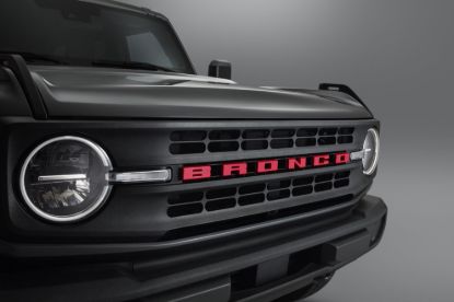 FORD BRONCO RED GRILLE LETTERS - M1447BRD