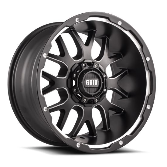 GRID WHEELS GD2 20X9 5X127/139 +00 MT/BLK MILLD - 22952F87