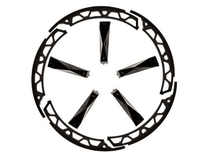 GRID WHEELS GD04A 17X9.0 BLK INSERT - 4A17090BIN